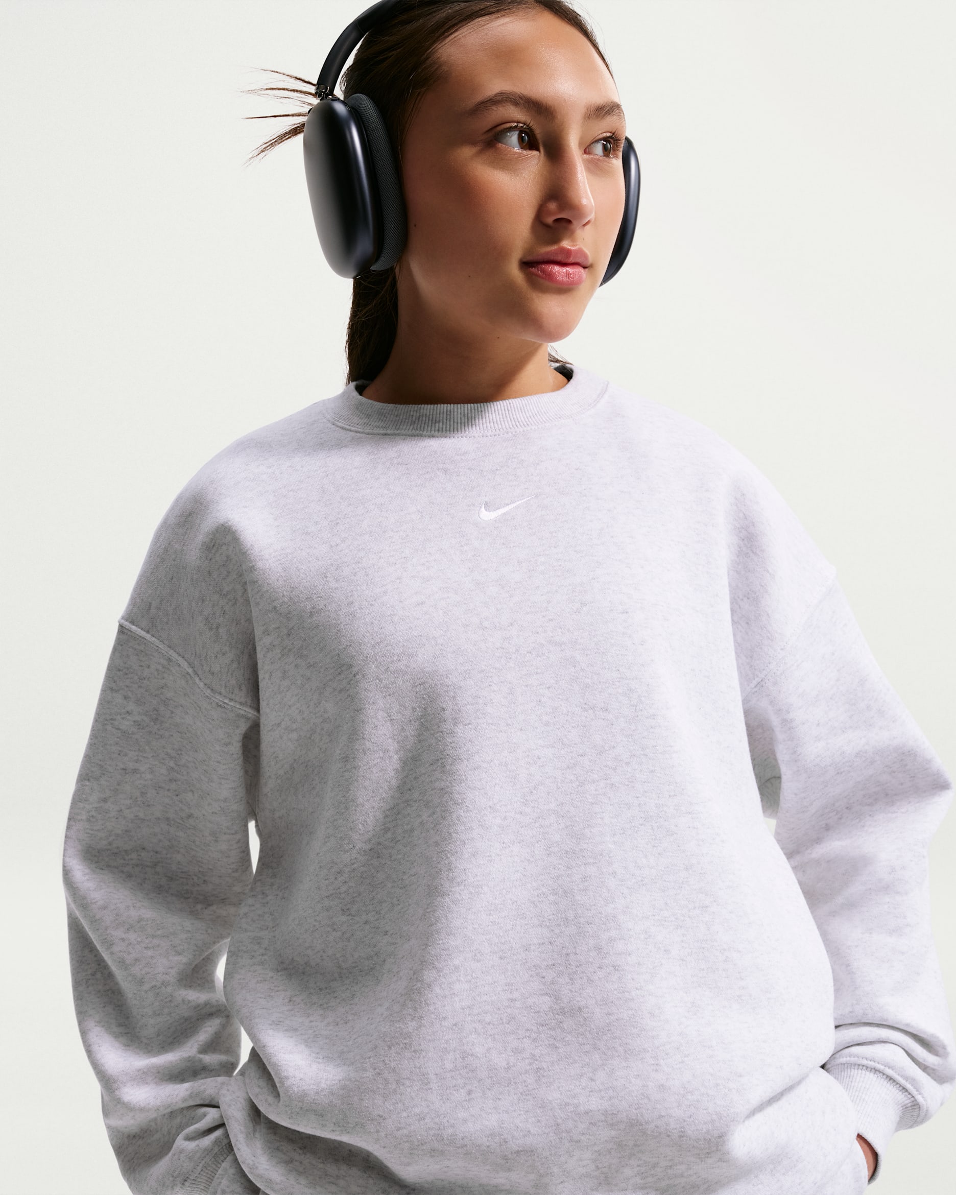 Nike Sportswear Studio Big Kids' (Girls') Oversized Crew-Neck